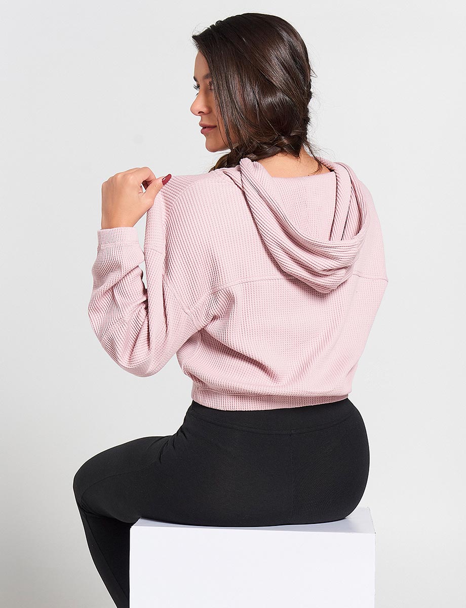 Chompa Sample Chompa Semi Crop con Cierre y Capucha | SWETERS Y ABRIGOS | SWEATERS Y ...