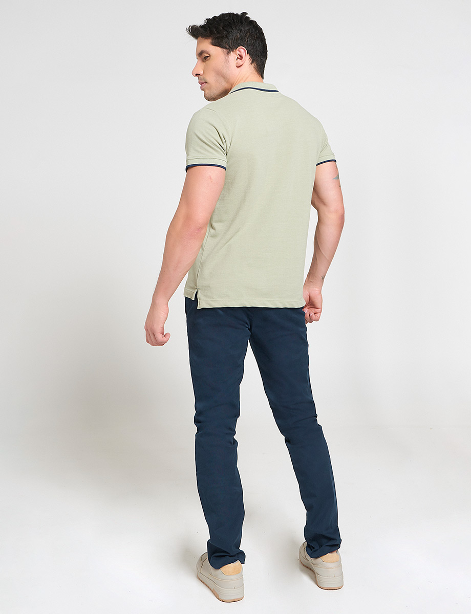 Pantalón Chino Regular Azul Marino