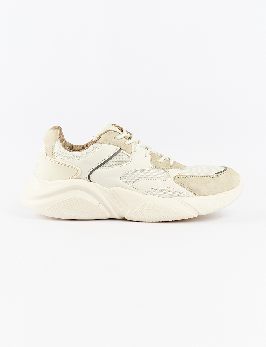 Sneaker chunky beige