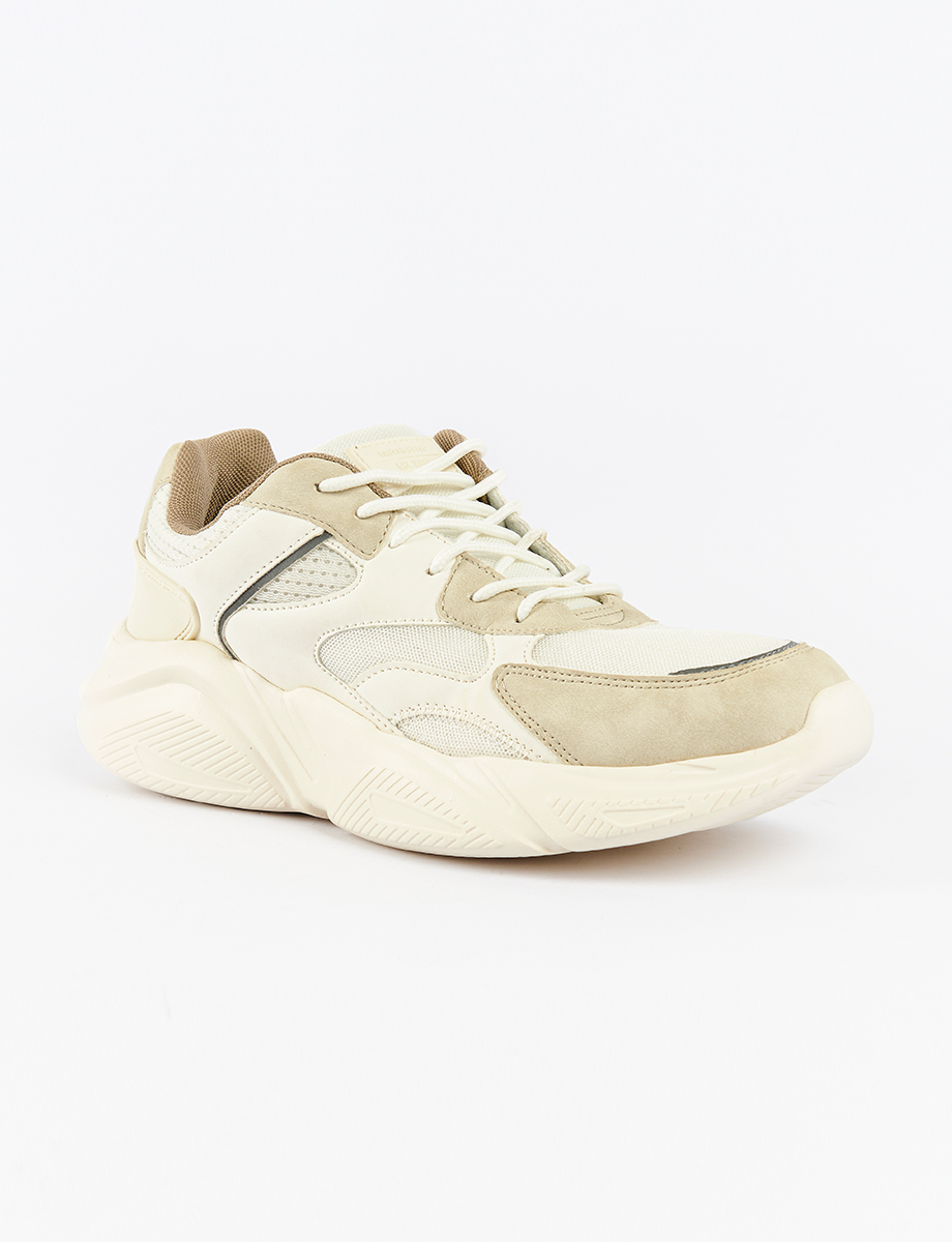 Sneaker chunky beige