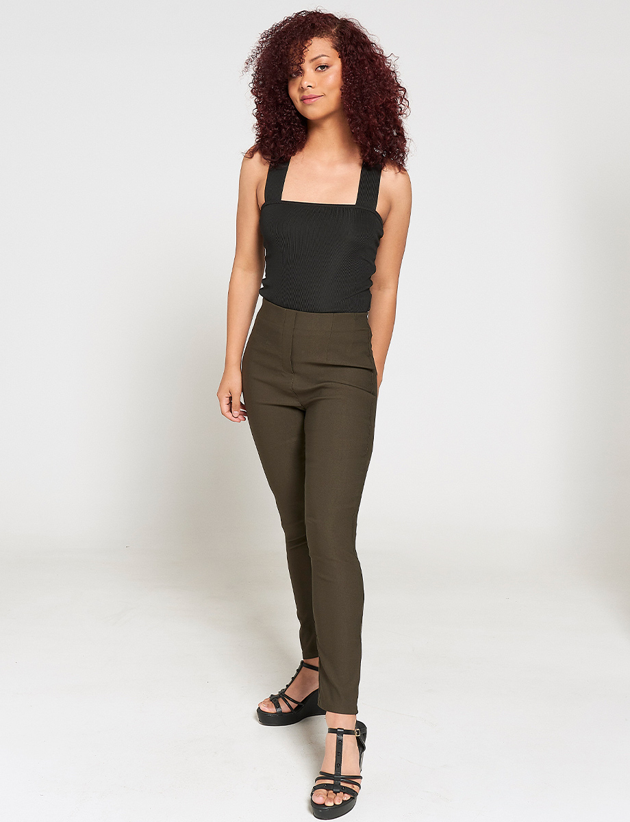 Legging Cintura Alta Verde Militar