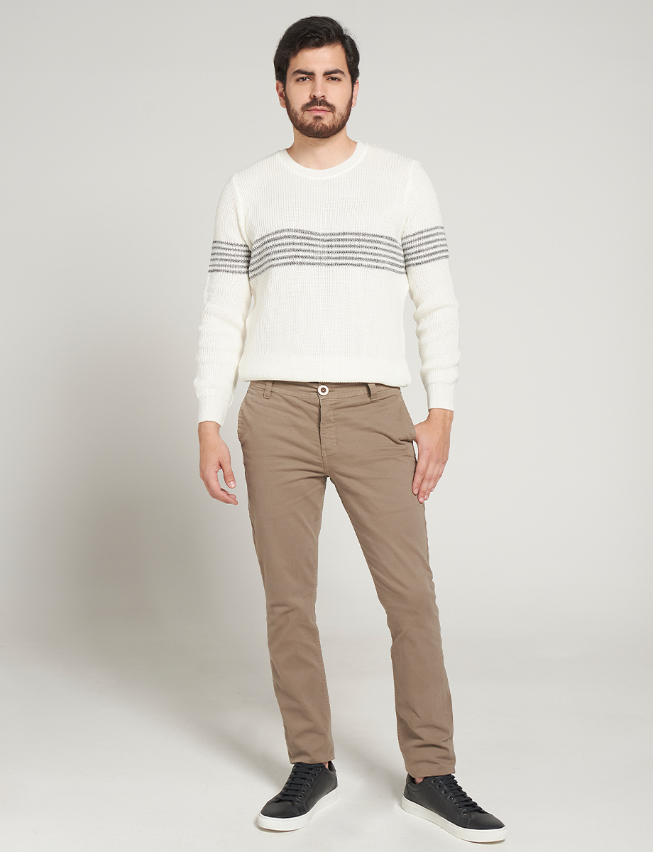 Pantalón Casual Basta Recta Abano