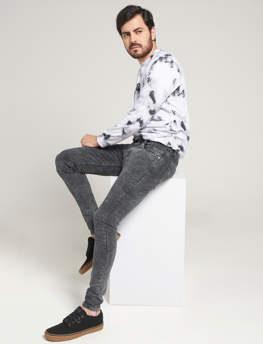 Jean Skinny Gris oscuro