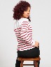 Sweater a rayas rojo-blanco