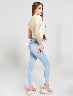 Jean Skinny 3 Botones Celeste