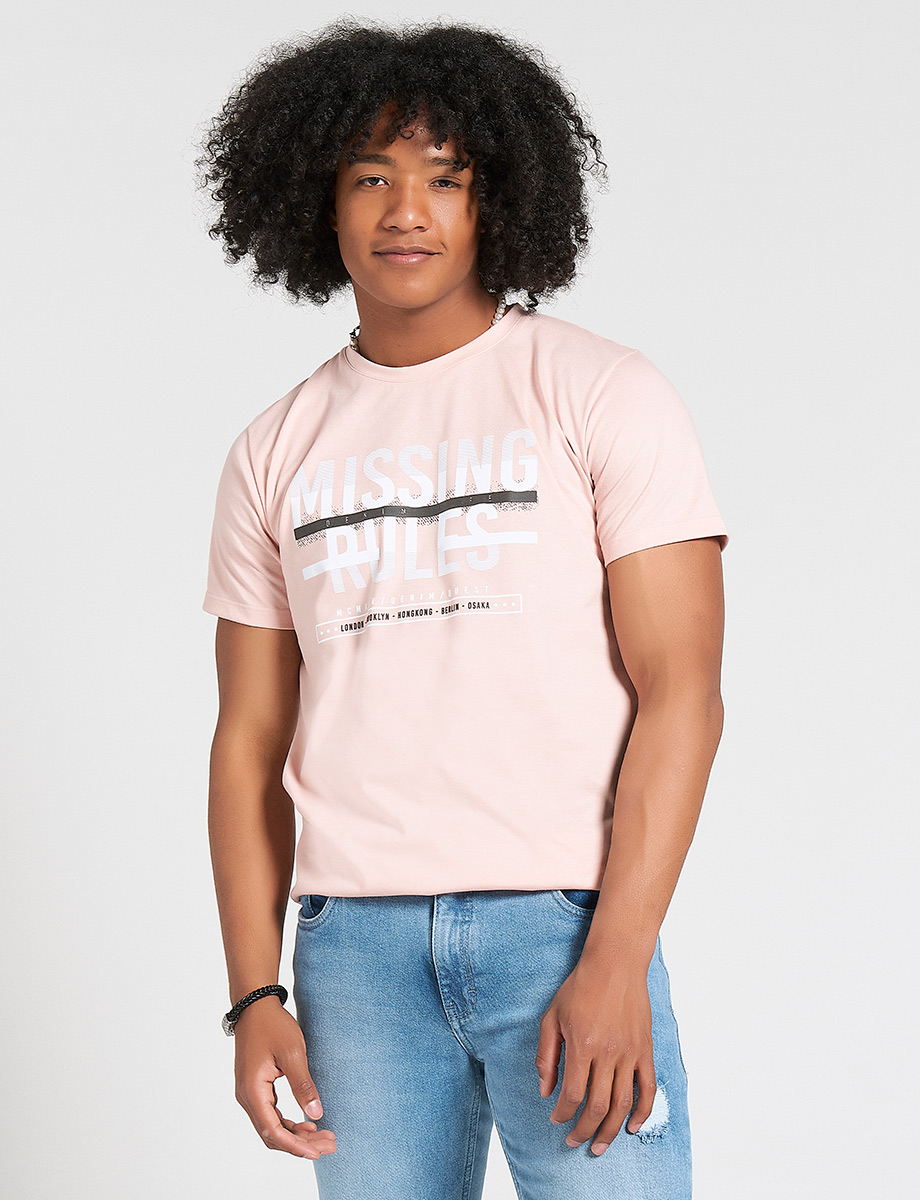 Camiseta Unicolor Missing Rules