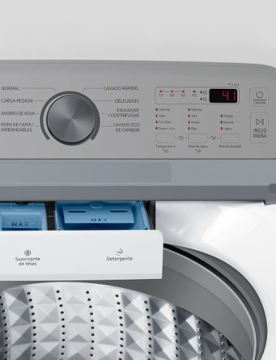 Lavadora Automática 19 Kg Blanca Samsung