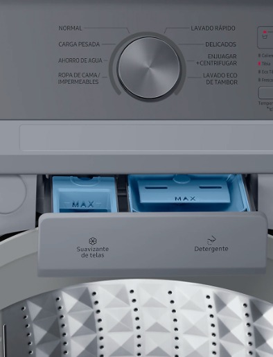 Lavadora Automática 19 Kg Gris Samsung