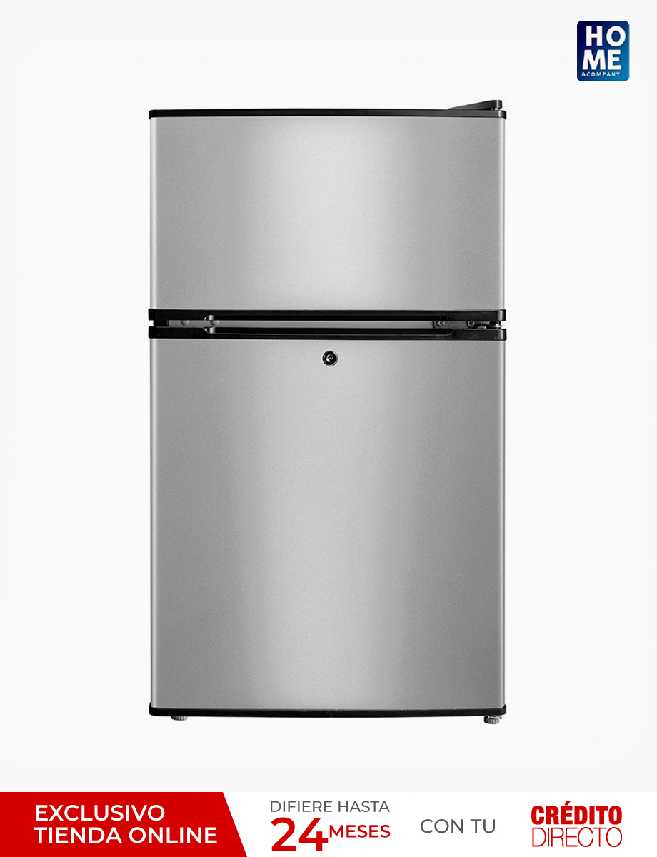 Mini Refrigerador 87 Litros Gris Home & Co