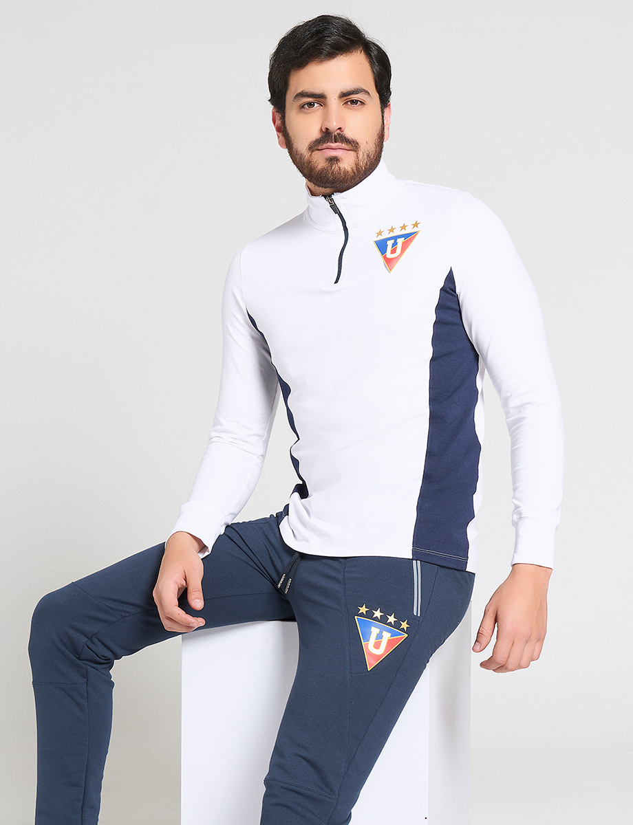 Buzo blanco LDU Quito