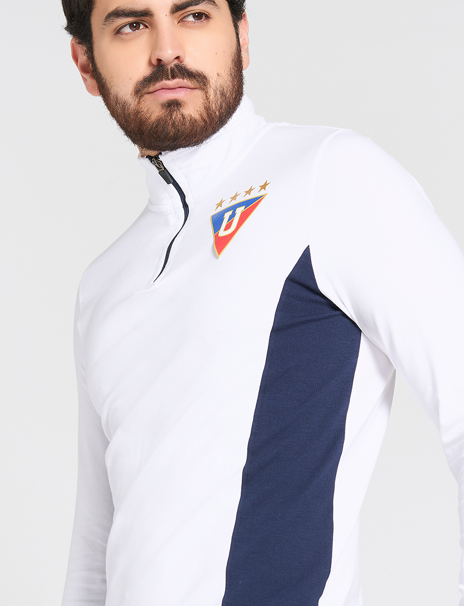 Buzo blanco LDU Quito