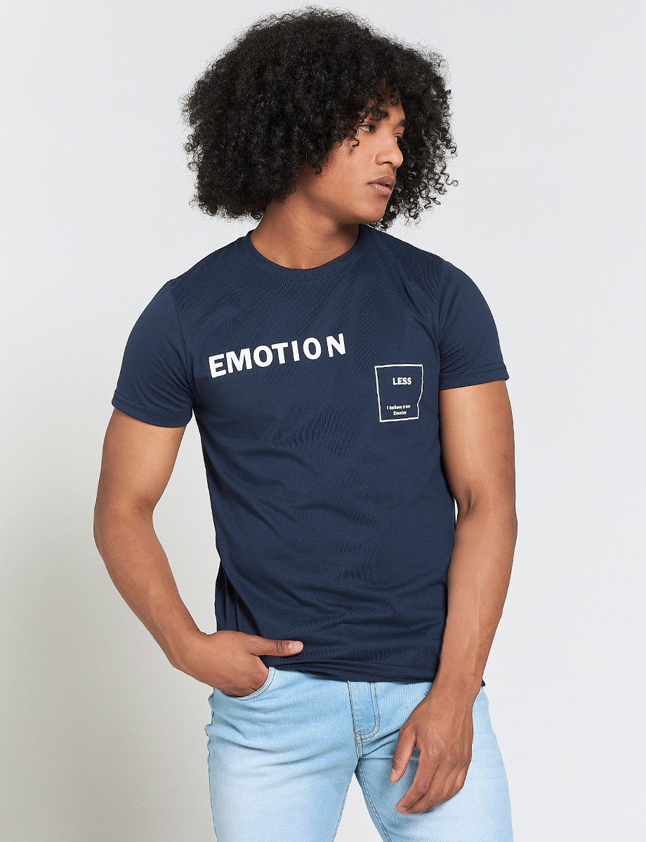 Camiseta Emotion Azul marino