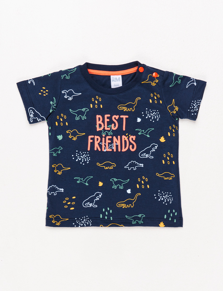 Camiseta Best Friends Azul marino
