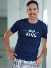 Pijama Short + Camiseta azul marino