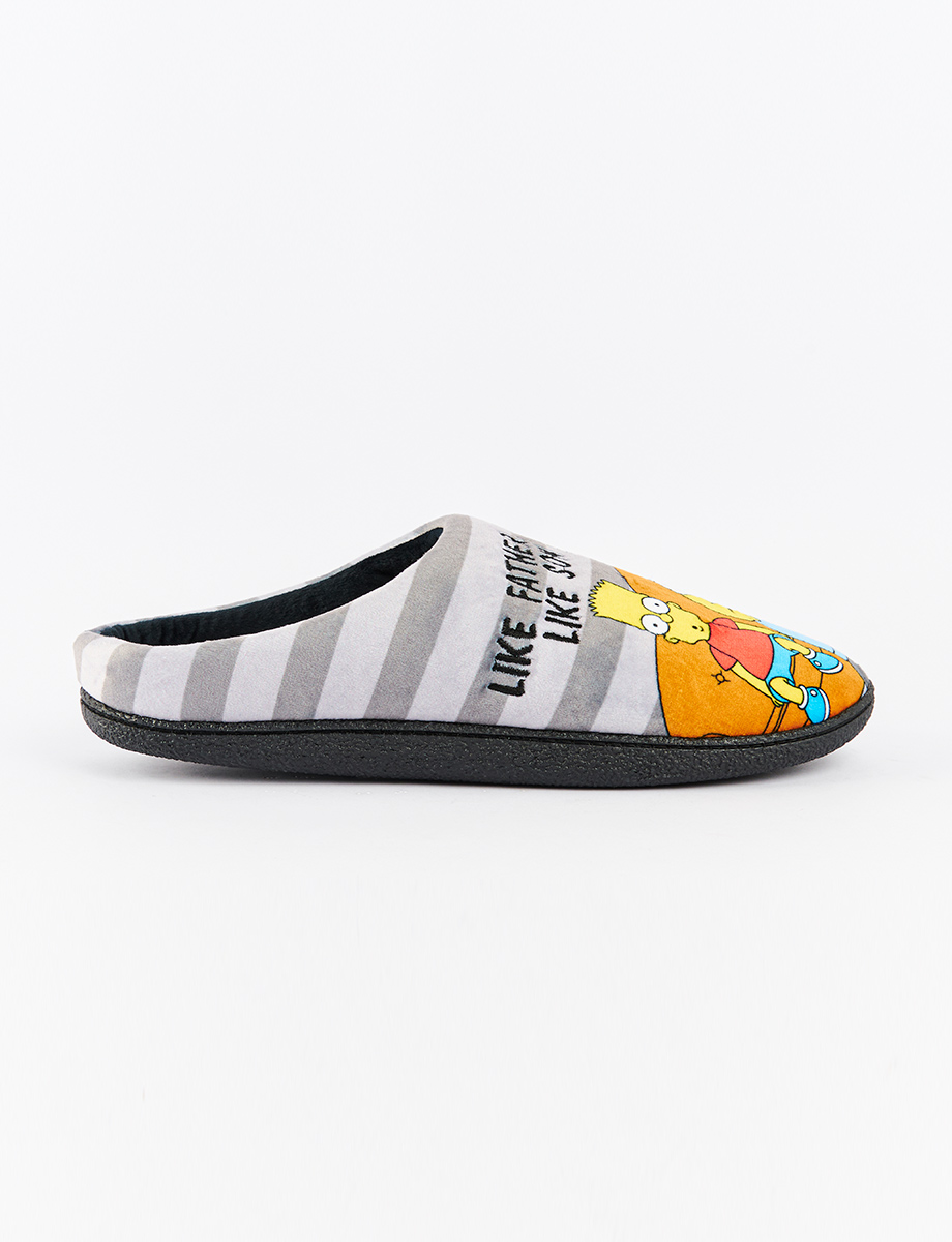 Pantufla a rayas Los Simpson