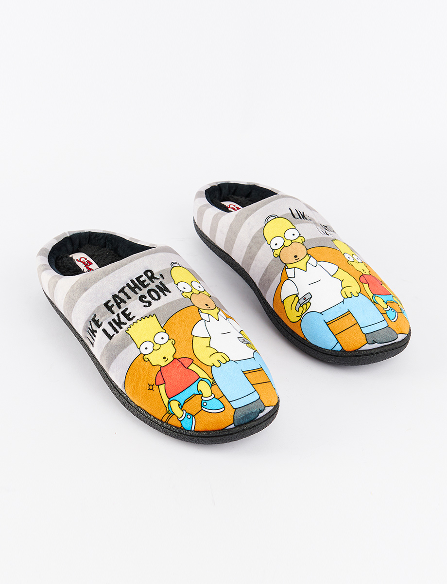 Pantufla a rayas Los Simpson
