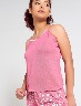 Pijama Top + Short Rosado oscuro