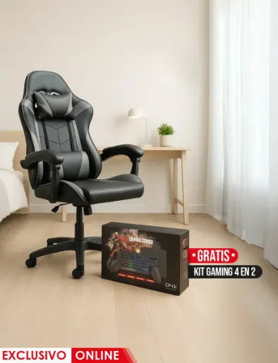 <em class="search-results-highlight">Silla Gamer</em> Reclinable Gris | Epicco  + Gratis Kit Gaming 4 en 2