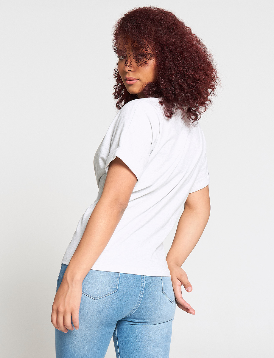 Camiseta Dance Gris Claro