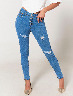 Jean Skinny Azul con Rotos