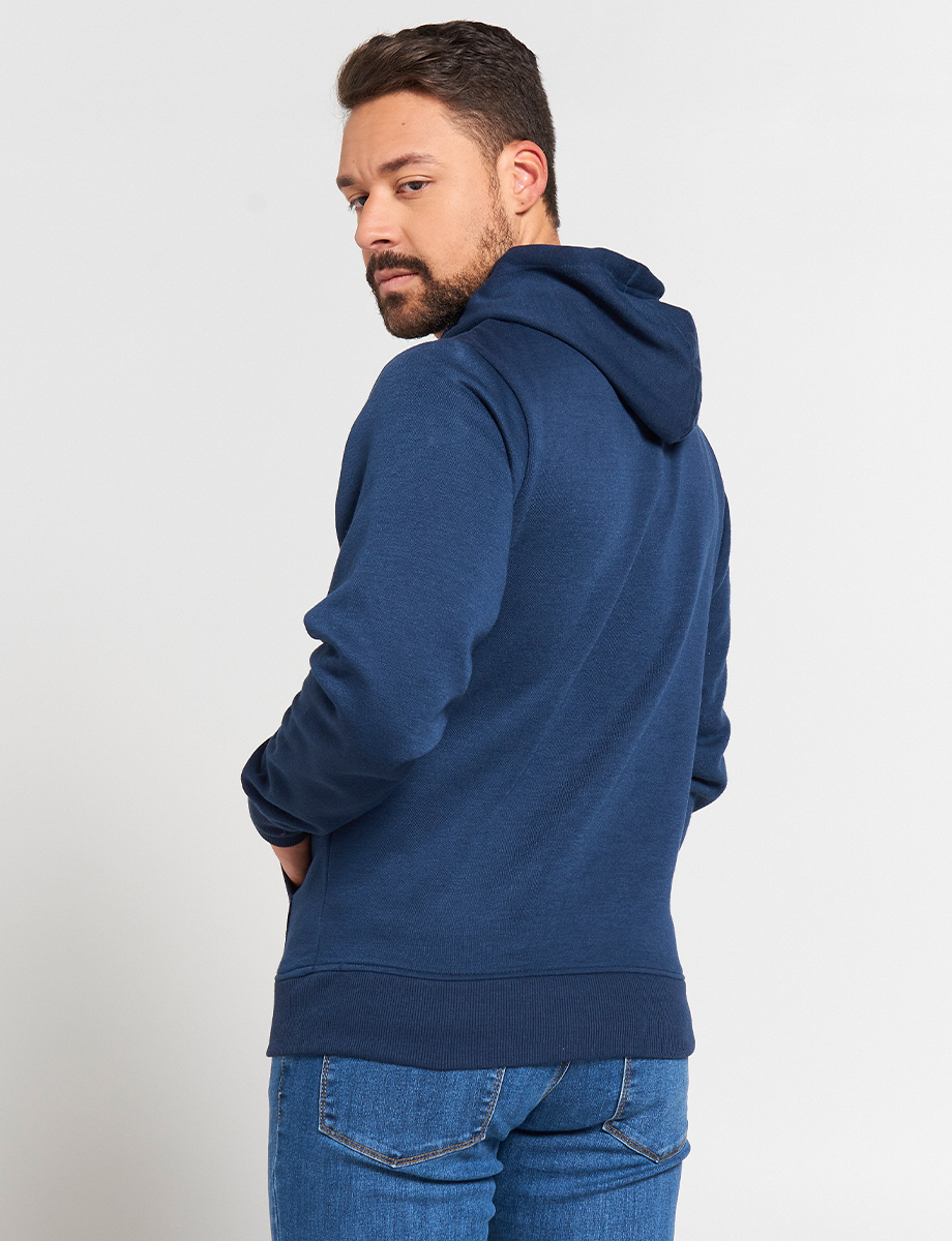 Hoddie Básico Cerrado Navy