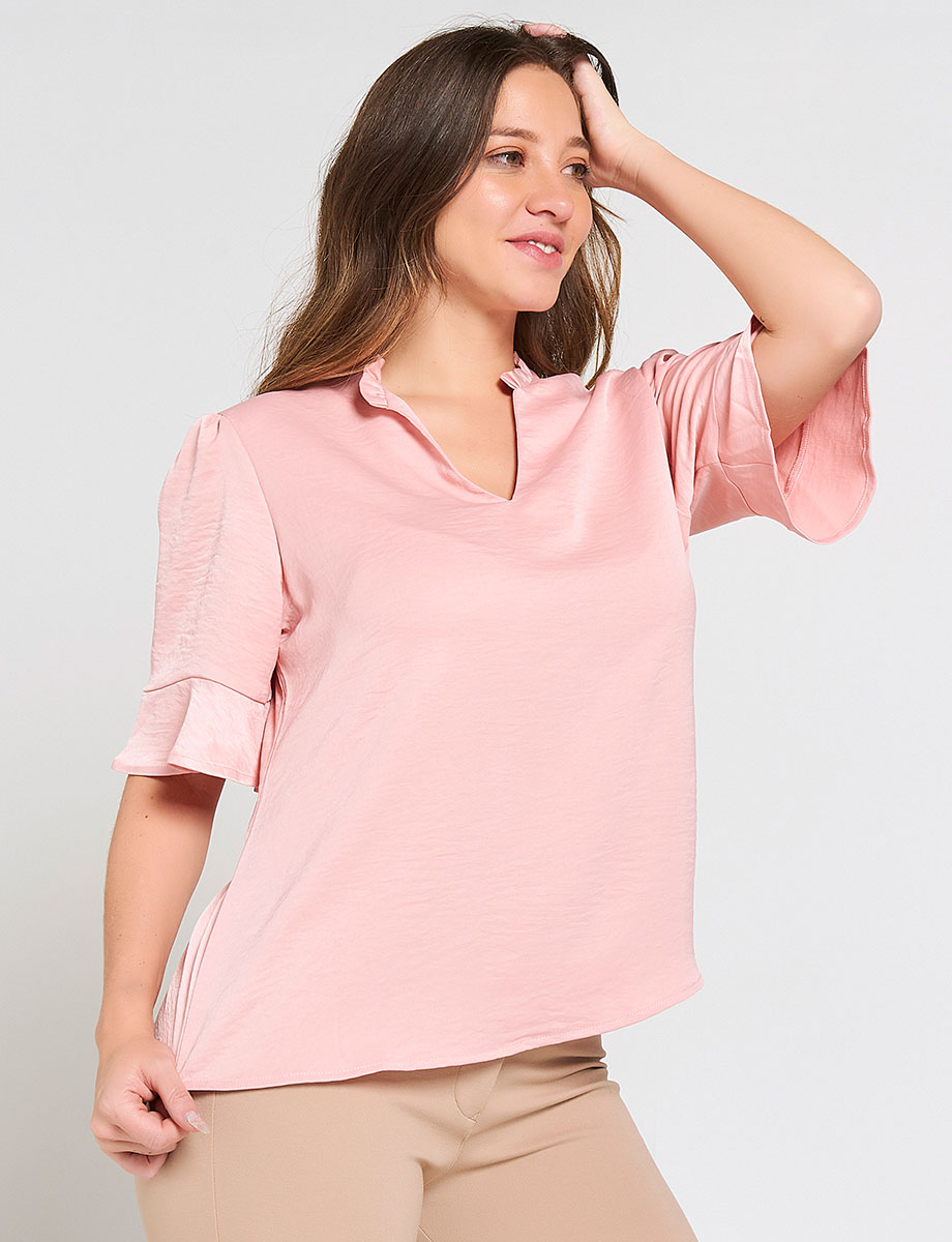 Blusa Clásica Rosada | BLUSAS | BLUSAS | MODA MUJER | MUJERES | Moda RM ...