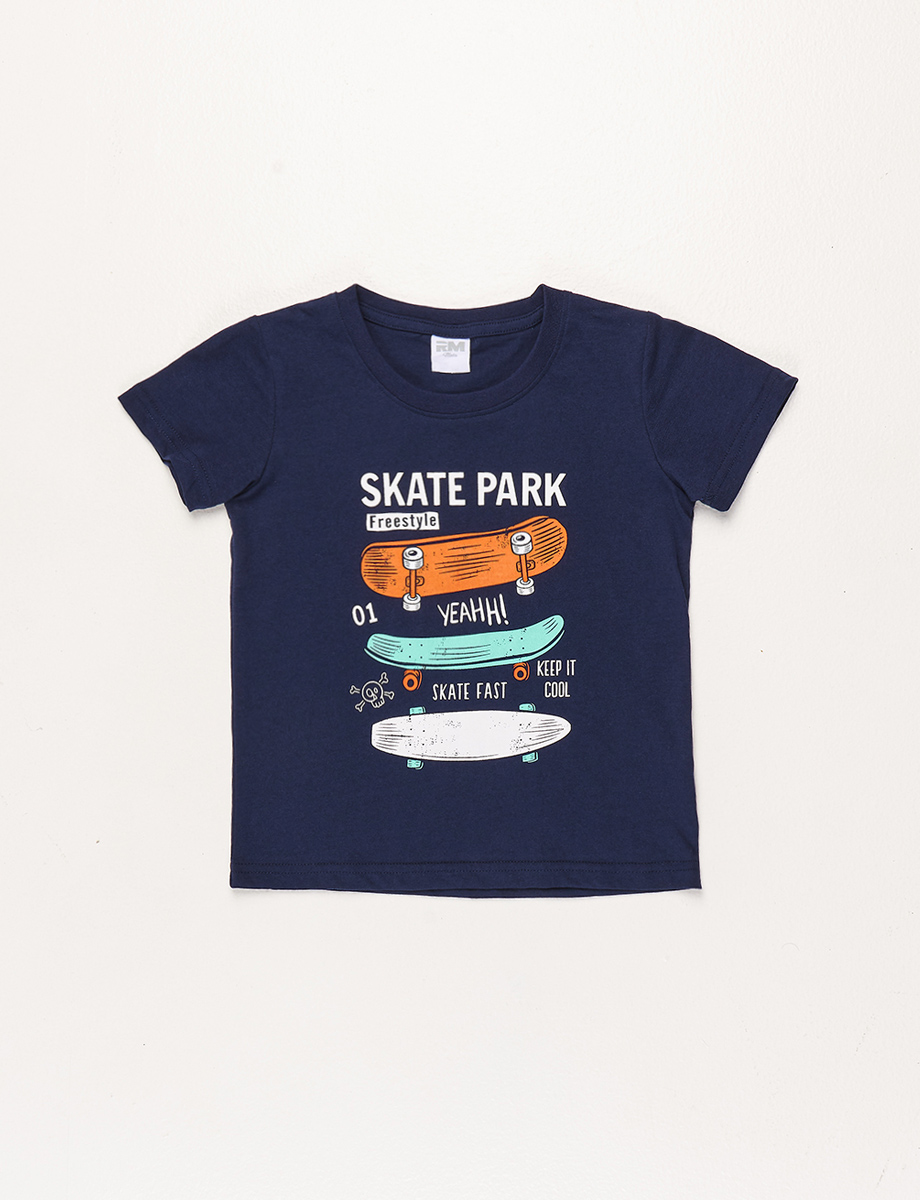 Camiseta pre Azul marino Skate Park