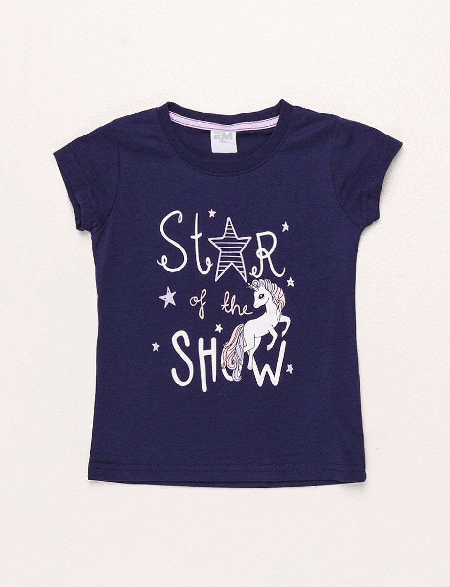 Camiseta esc Azul marino Star Of The Show