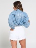 Chaqueta Denim con Elástico