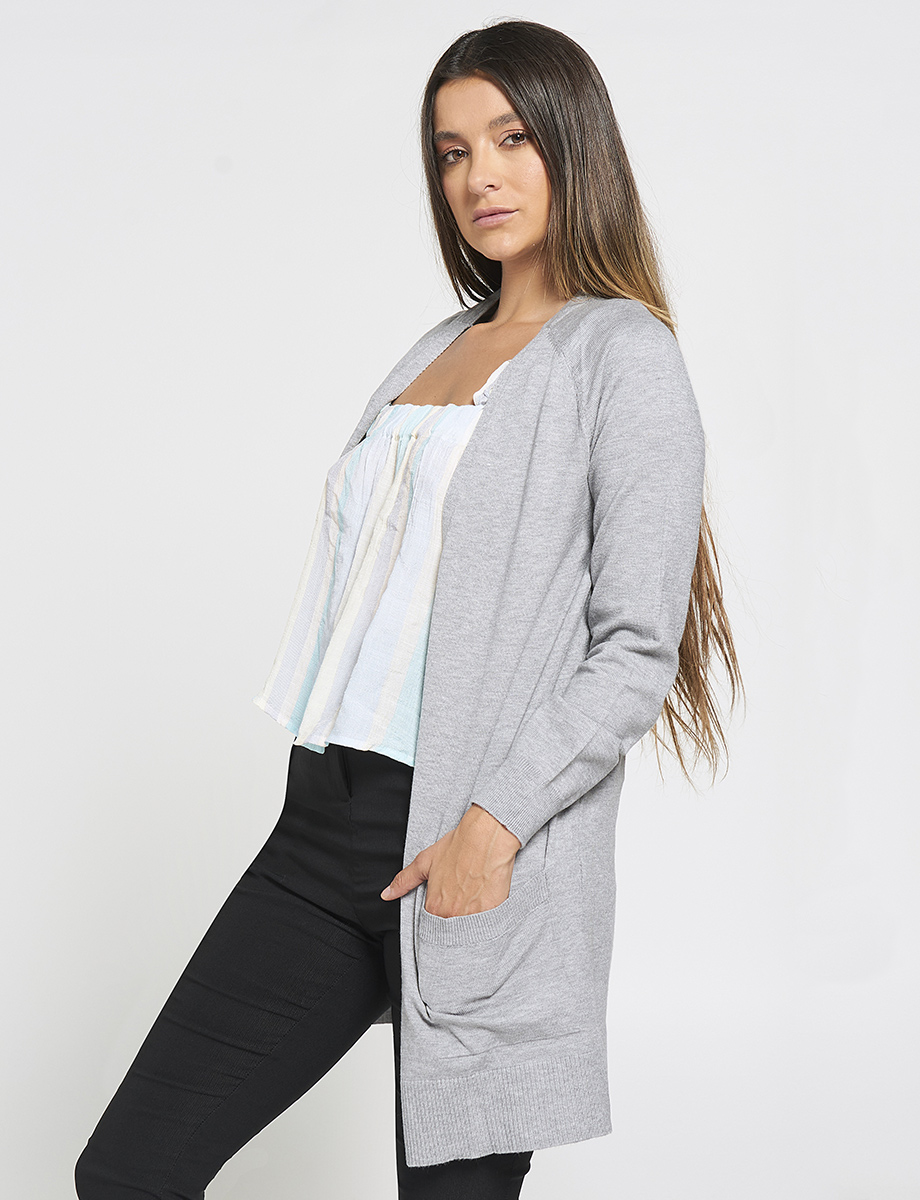 Cardigan Clásico Abierto