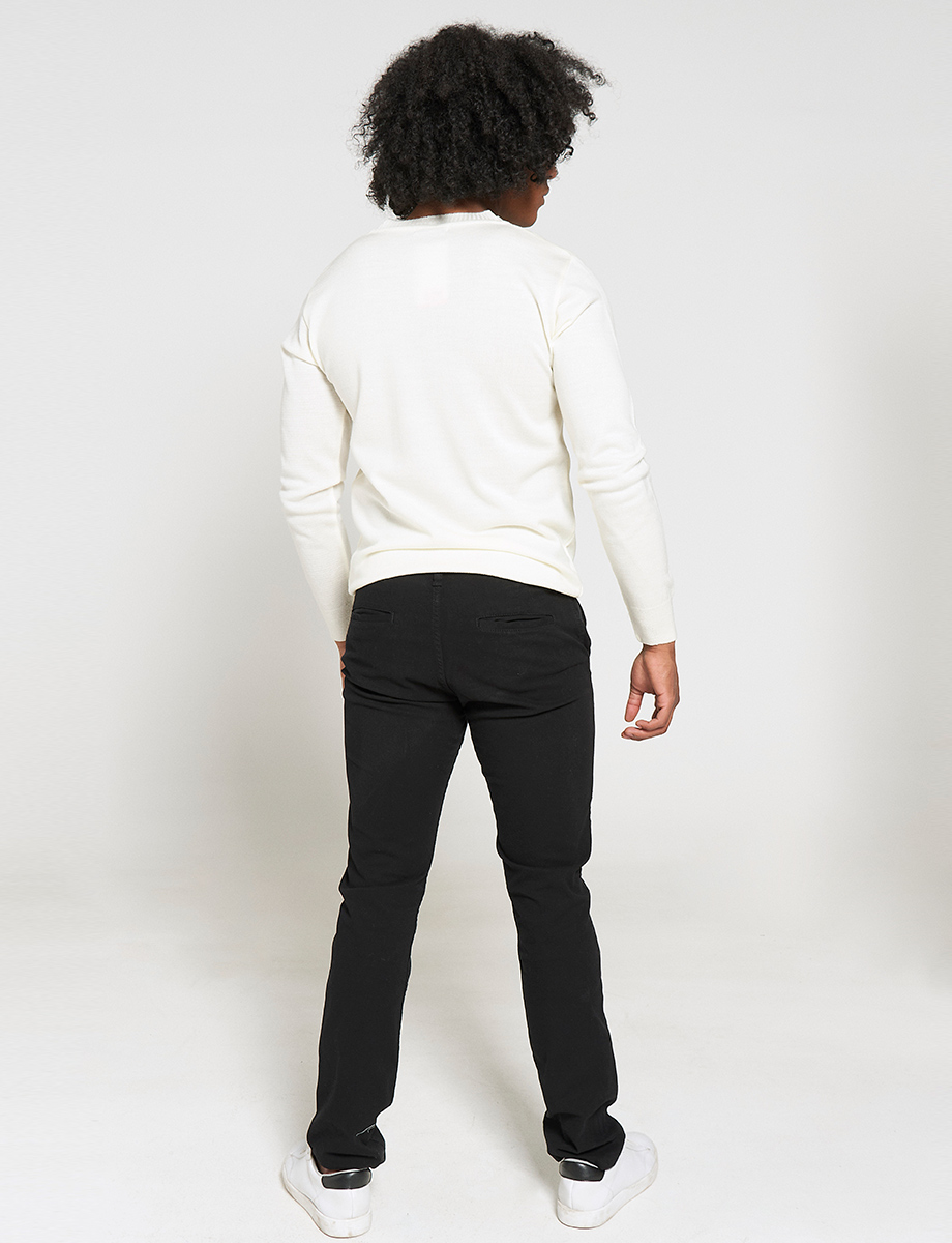 Pantalón Chino Regular Negro