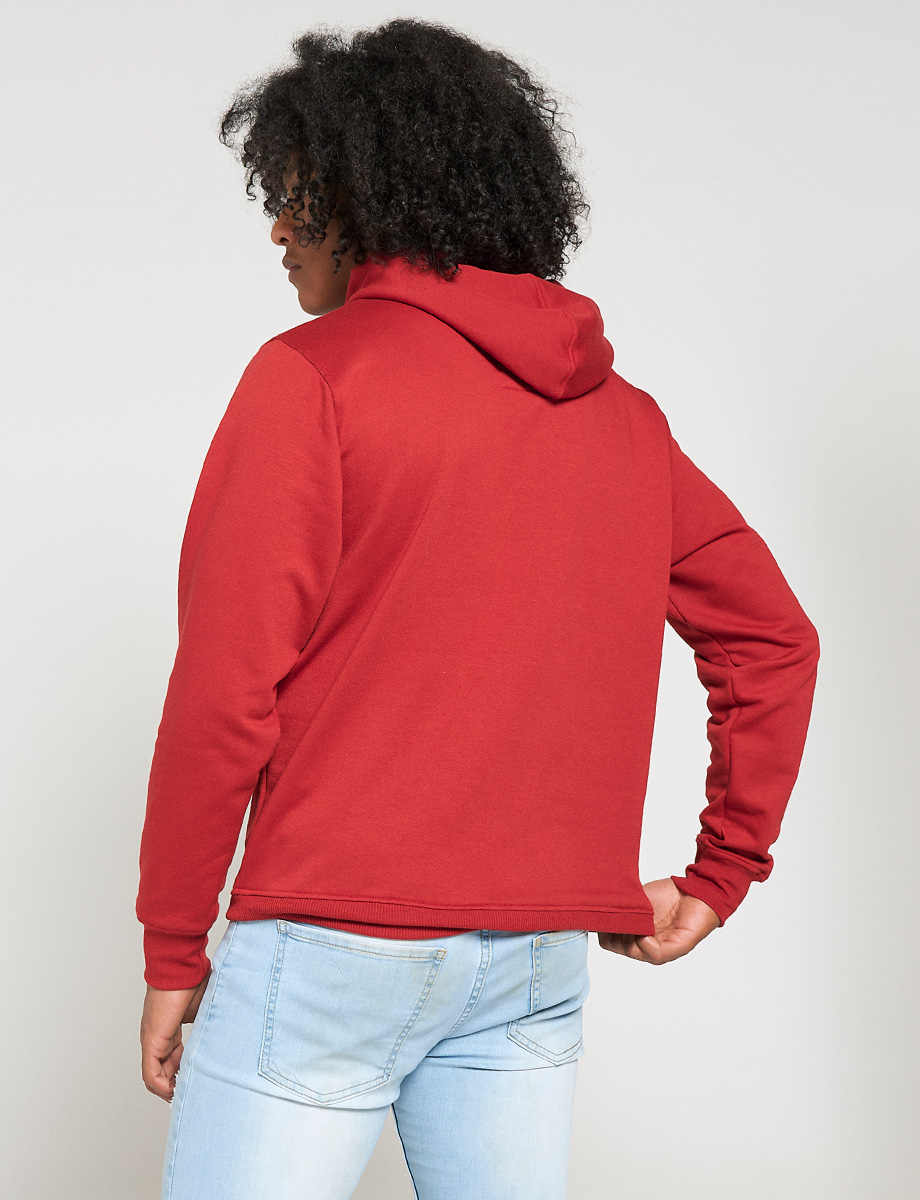 Chompa básica Cerrada Roja