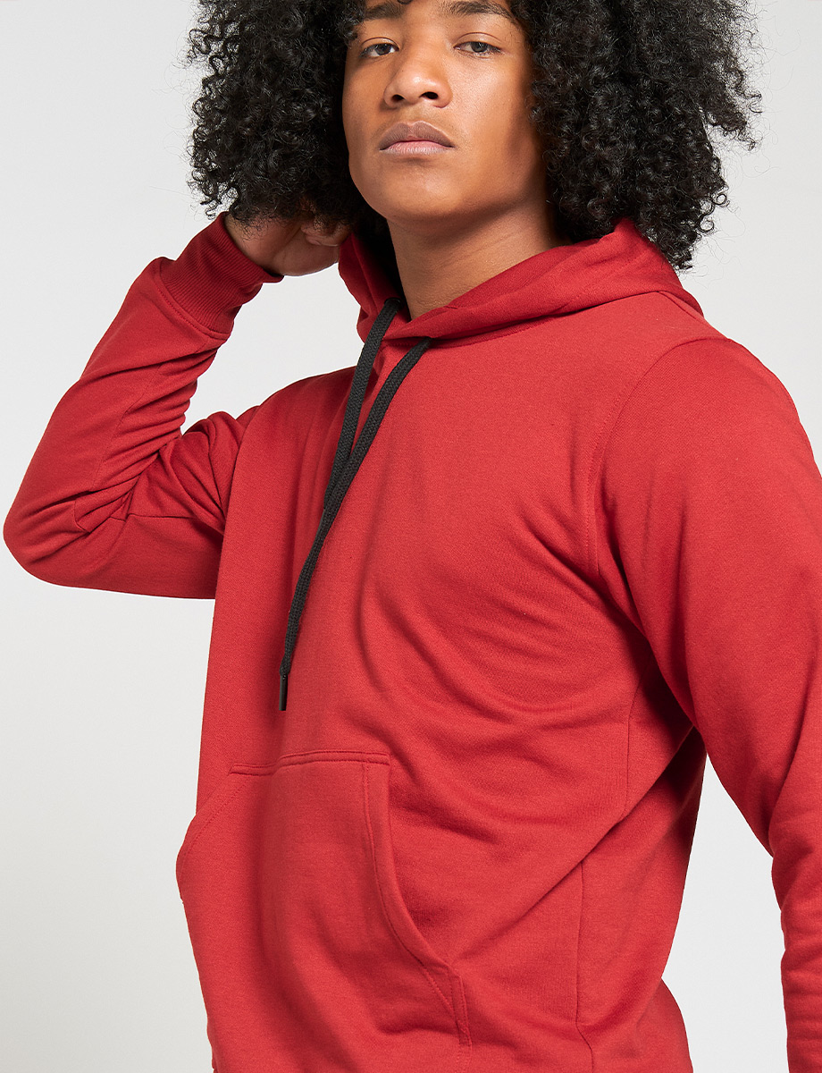 Chompa básica Cerrada Roja