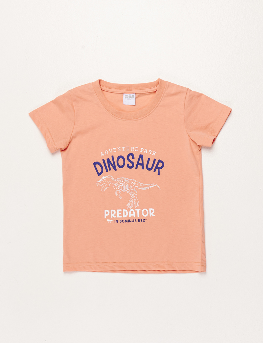 Camiseta pre Salmón Dinosaur Predator