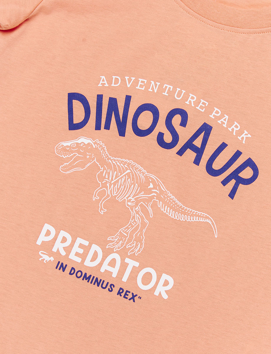 Camiseta pre Salmón Dinosaur Predator