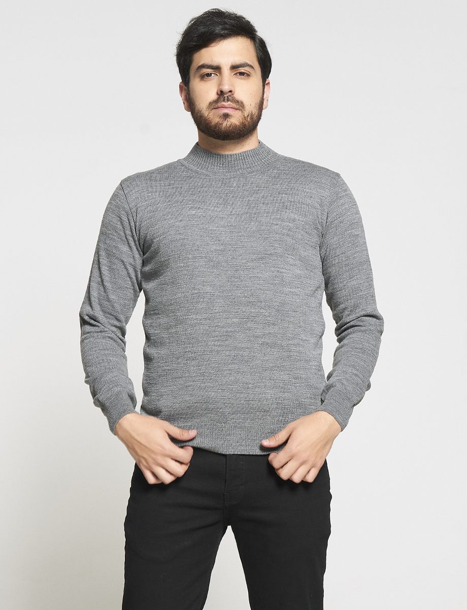 Sweater Cuello Tortuga Gris