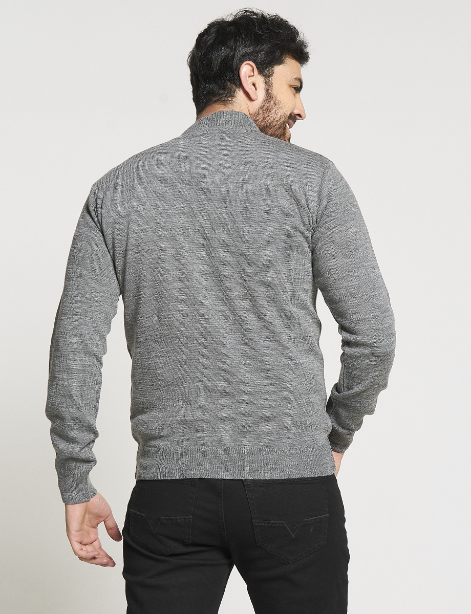 Sweater Cuello Tortuga Gris