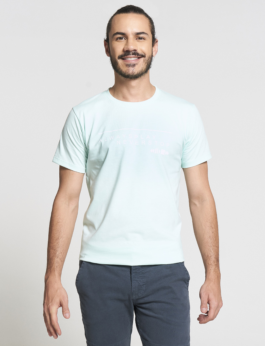 Camiseta Always Play Verde menta
