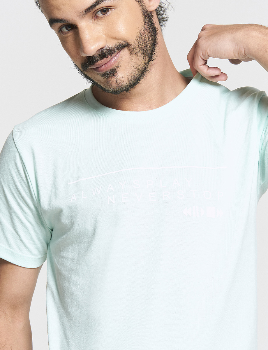Camiseta Always Play Verde menta