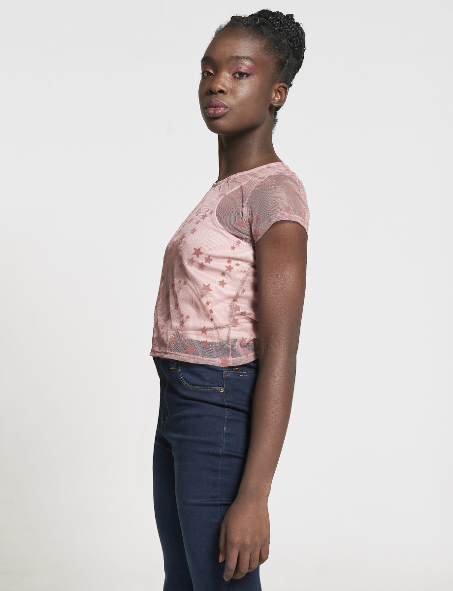 Camiseta Estrellas con Transparencia