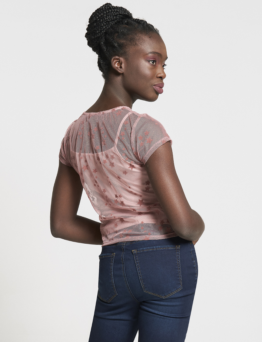 Camiseta Estrellas con Transparencia