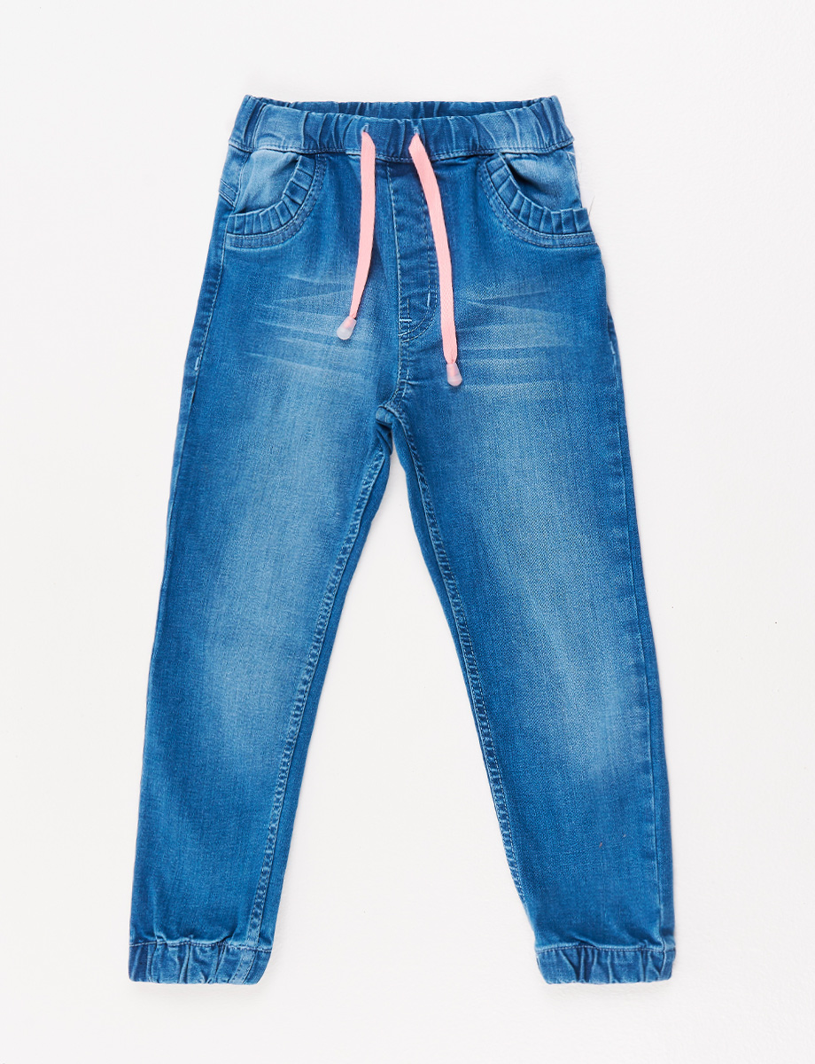 Jogger Denim con Cordón