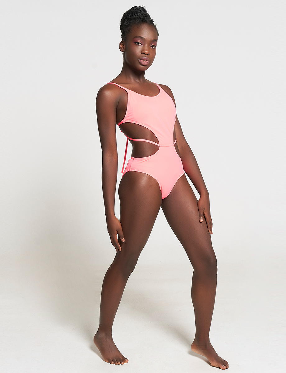 Traje de Baño Entero Rosado