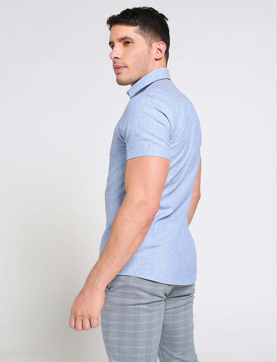 Camisa Manga Corta Azul Claro | CAMISAS | CAMISAS | MODA JUVENIL ...