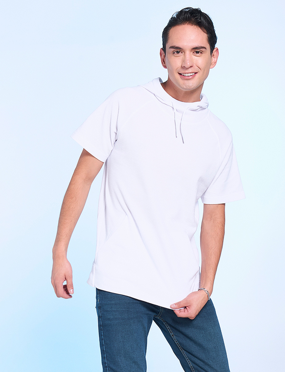 Camiseta Pique con Capucha
