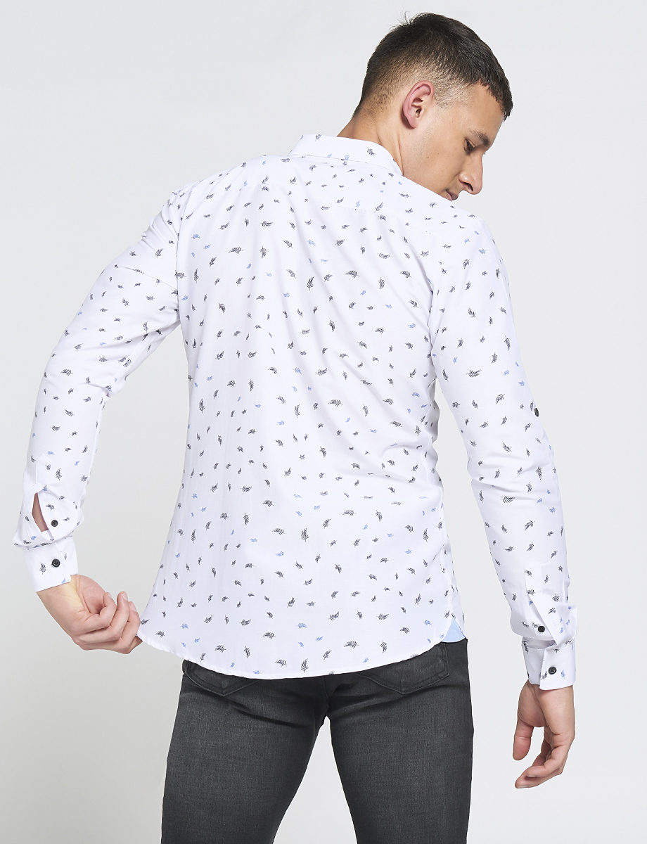 Camisa Manga Larga Prints Hojas
