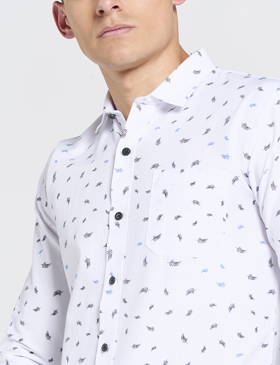 Camisa Manga Larga Prints Hojas