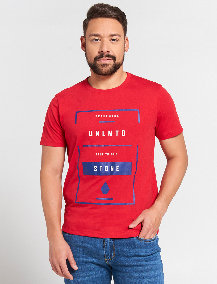 Camiseta Roja Stone