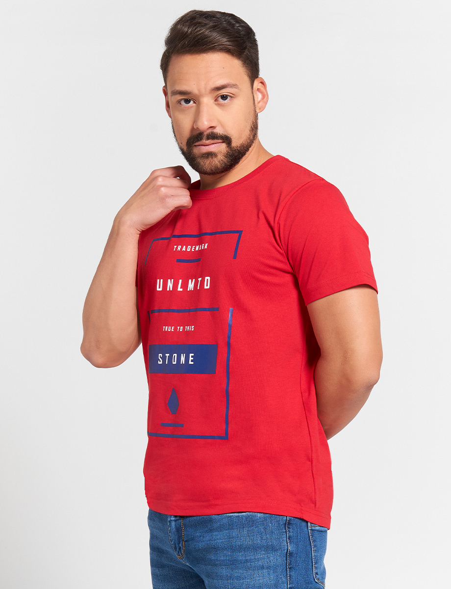 Camiseta Roja Stone