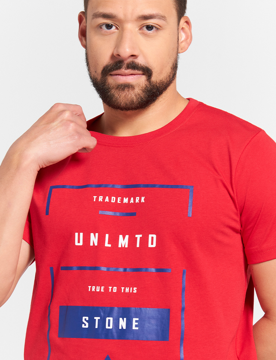 Camiseta Roja Stone
